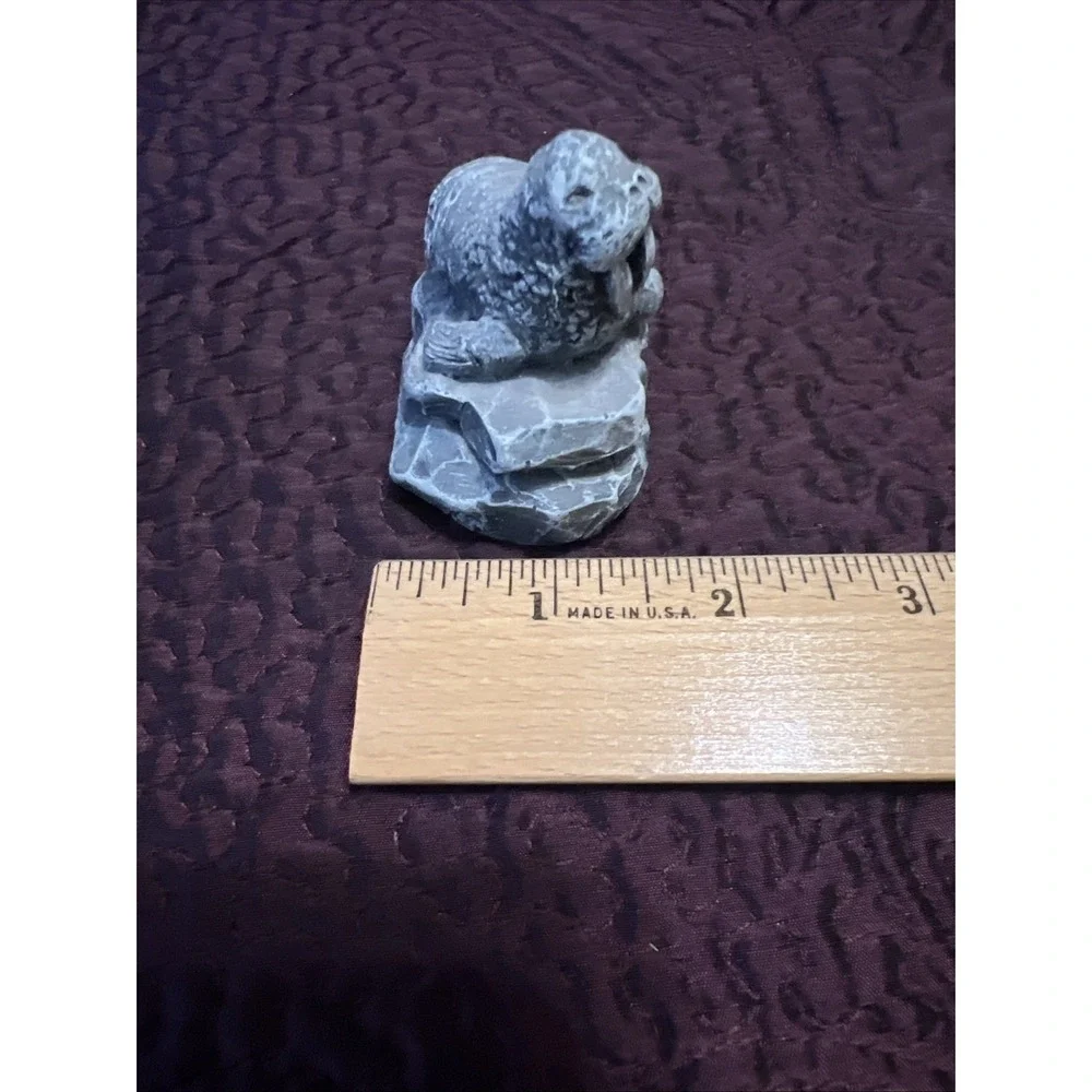 Glacial Soot Ice Age Sculptures Arctic Circle Enterprises Figurine Alaska Walrus